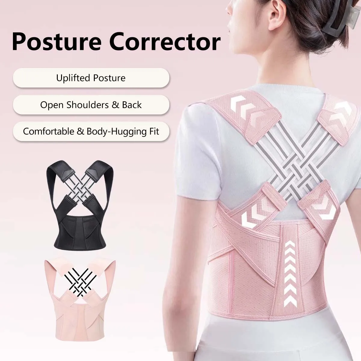 Correcteur de Posture réglable, ceinture de soutien du dos, alignement de la colonne vertébrale, entraîneur de taille pour hommes et femmes, Correction de la taille abdominale