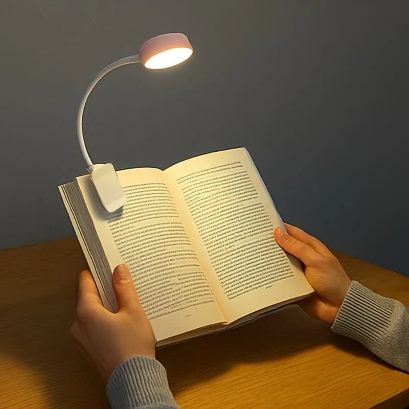 Lampe de lecture réglable avec chargeur USB, 3 Modes de couleur, LED de Protection des yeux, veilleuse de livre Portable, fournitures d’étude de bureau, 1 pièce