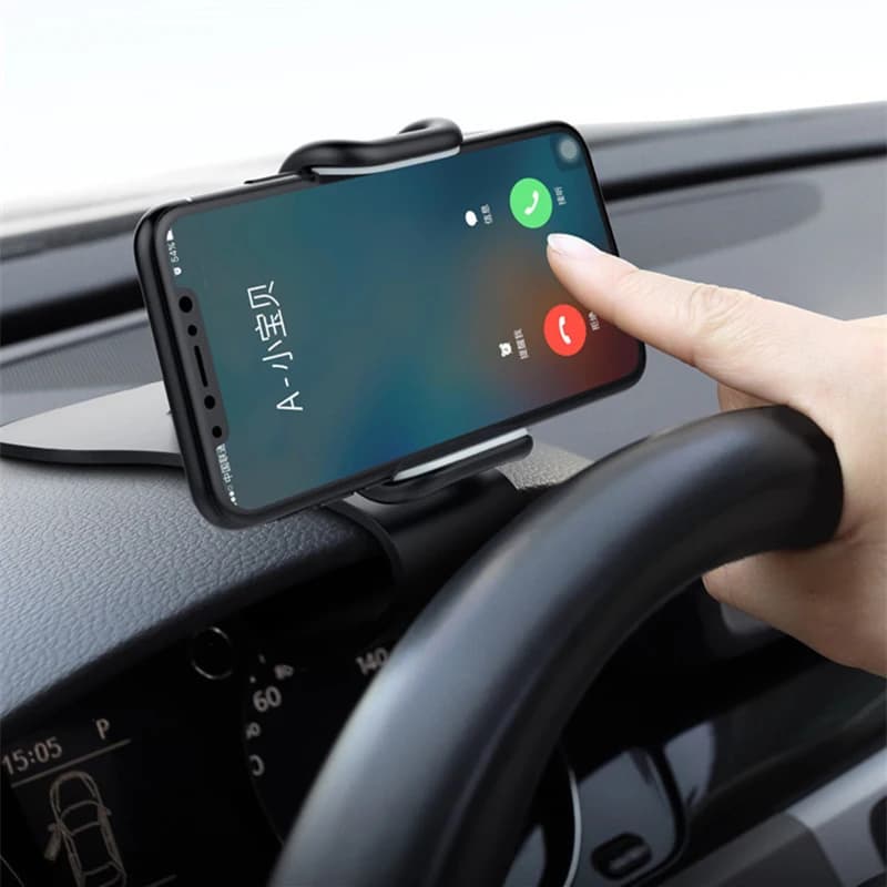 Support de téléphone de voiture rotatif à 360°, supports universels pour téléphone portable, support de tableau de bord pour voiture, support de fixation pour téléphone portable